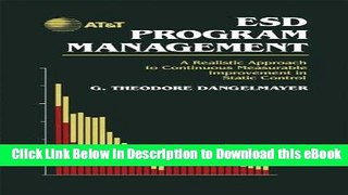 [Read Book] ESD Program Management: A Realistic Approach to Continuous Measurable Improvement in