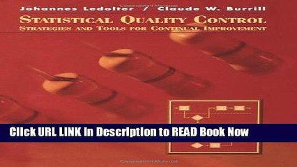 [Popular Books] Statistical Quality Control: Strategies and Tools for Continual Improvement Book