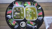 Samsung Galaxy S7 vs. iPhone 6S Mountain Dew 30 Hours Freeze Test! Will They Survive-!