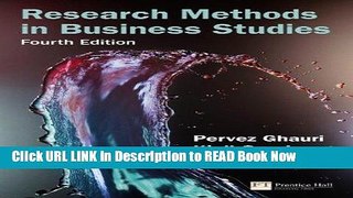 [Popular Books] Research Methods in Business Studies (4th Edition) Full Online