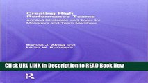 [PDF] Creating High Performance Teams: Applied Strategies and Tools for Managers and Team Members