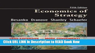 [DOWNLOAD] Economics of Strategy, Fifth Edition Binder Ready Version Full Online