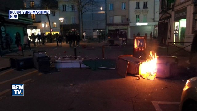 Des incidents émaillent une manifestation en soutien à Théo à Rouen