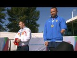 Men's shot put F46 | Victory Ceremony | 2014 IPC Athletics European Championships Swansea