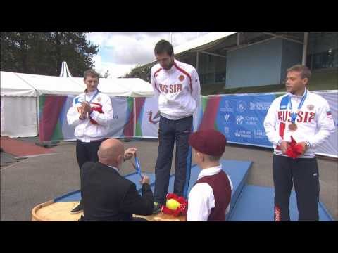 Men's 400m T13 | Victory Ceremony| 2014 IPC Athletics European Championships Swansea