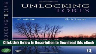 [Read Book] Unlocking Torts (Unlocking the Law) Mobi