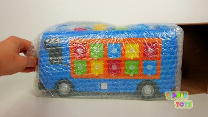 Learn Colors with Tayo the Little Bus Pop up Surprise Pals Musical Toy Playset for Kids Learning