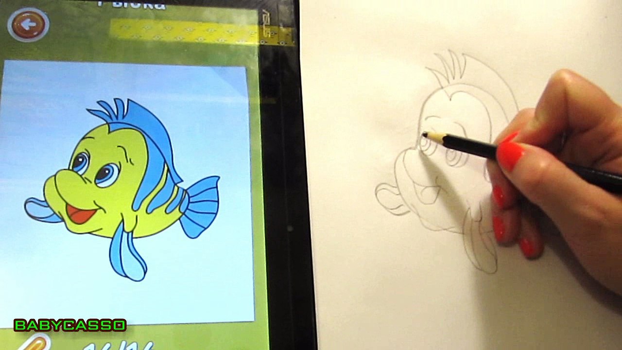 Как нарисовать рыбку для детей Научится рисовать рыбку для детей