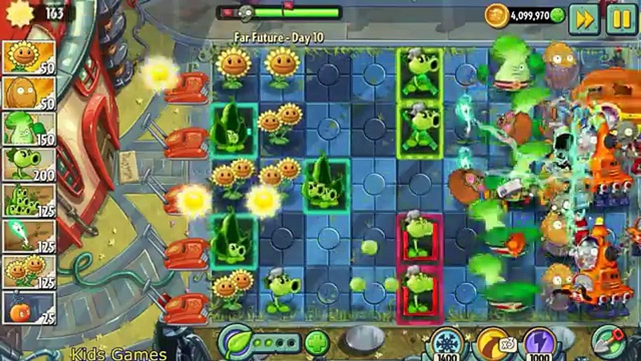 Растения против зомби 2: Это о времени далеком будущем Геймплейная часть 11 завод Цитрон