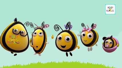 La Colmena de la Abeja de la Película el Baile de Dedos de la Familia de la Canción | de dibujos animados Animación Rimas infantiles para Niño