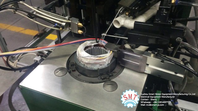 SMT Motor Coil Lacing Machine For Washing Machine Motor / Fan