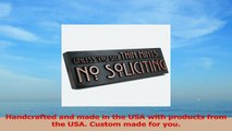 Thin Mints No Soliciting Sign 12x4  Raised Copper Metal Coated c318e4d0