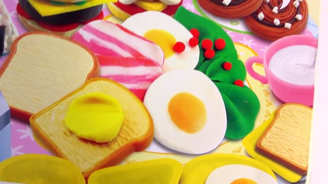 Новый набор пластилина Плей до лепим вкусный завтрак Play doh set breakfast time
