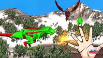 Wild animals 3d animation Rhymes Finger family - Colors dinosaurs Finger family rhymes for