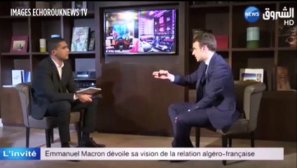 Emmanuel Macron : "La colonisation est un crime contre l'humanité"