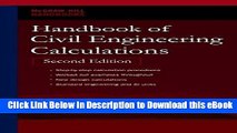 {[PDF] (DOWNLOAD)|READ BOOK|GET THE BOOK Handbook of Civil Engineering Calculations, Second