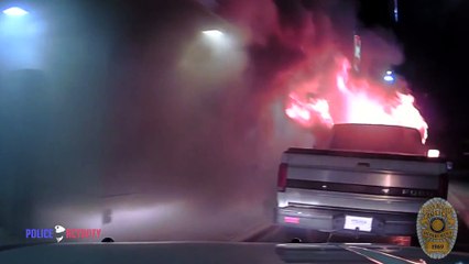 Pousser une voiture en feu pour sauver un restaurant : héro du jour