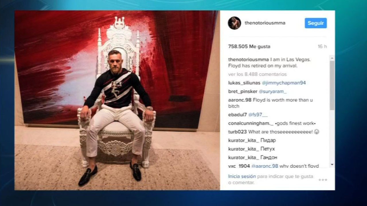 Continúa la riña entre MacGregor y Mayweather