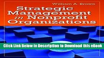 [Read Book] Strategic Management In Nonprofit Organizations Mobi