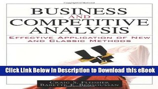[Read Book] Business and Competitive Analysis: Effective Application of New and Classic Methods Mobi