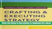 DOWNLOAD Crafting   Executing Strategy: The Quest for Competitive Advantage: Concepts and Cases