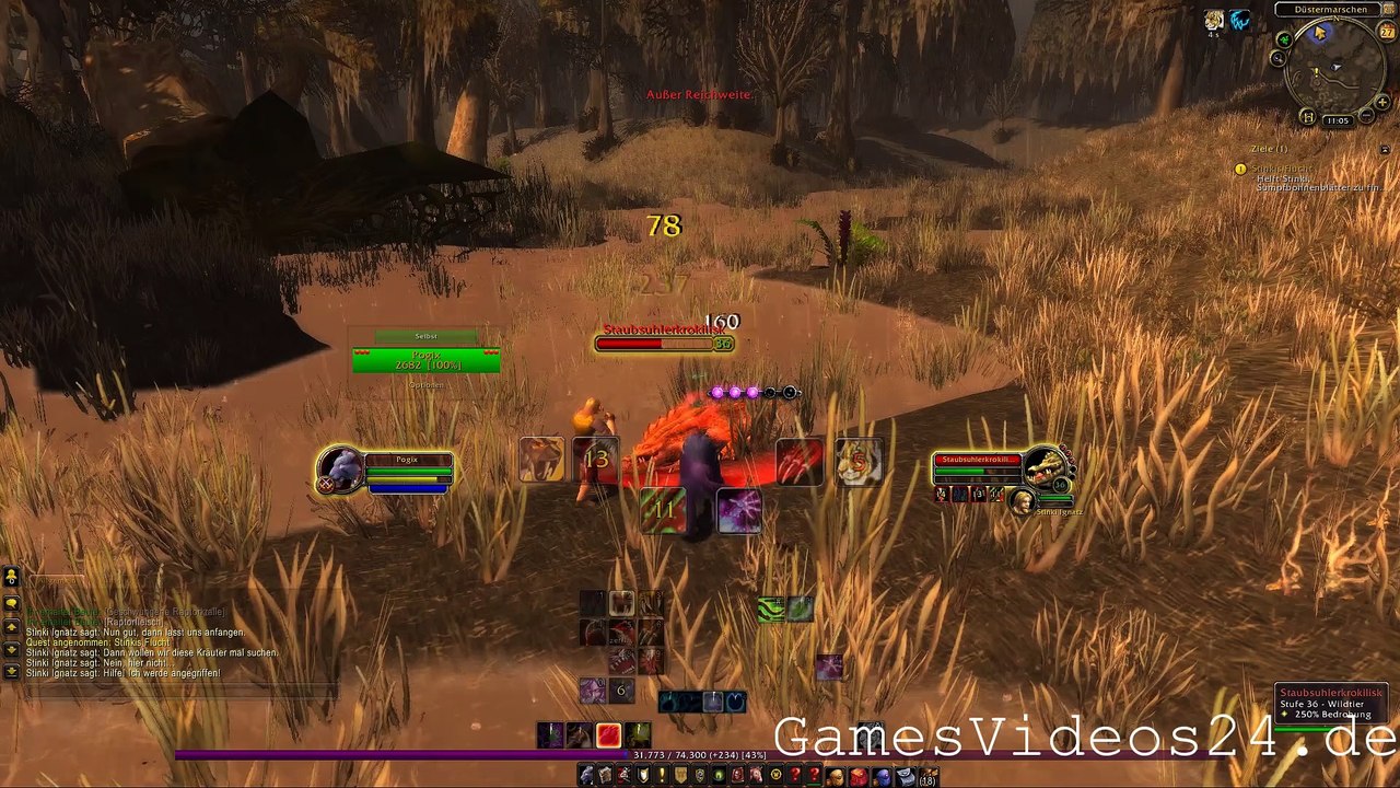 World of Warcraft Quest: Stinkis Flucht