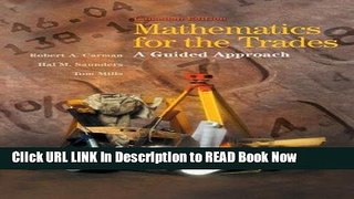 Download eBook Mathematics for the Trades: A Guided Approach, Canadian Edition Kindle Download