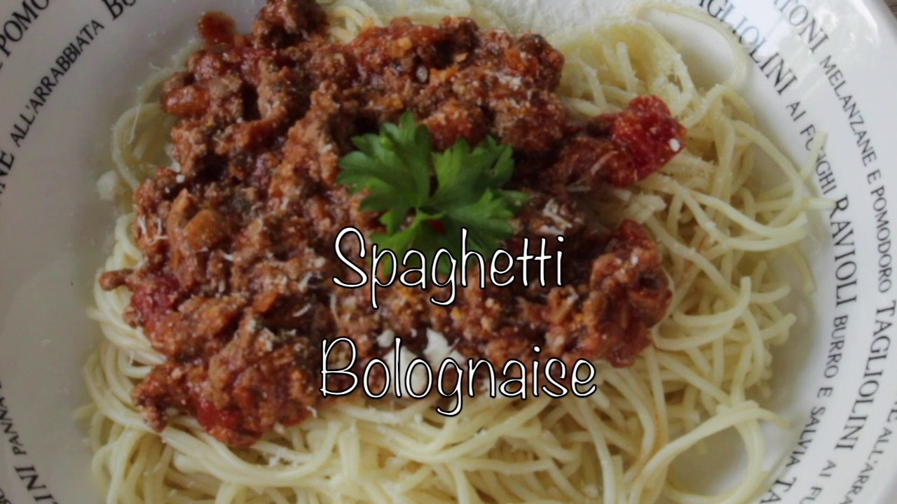 Recette Spaghetti Bolognaise