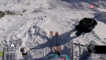 GoPro winning run Lorraine Huber - Chamonix-Mont-Blanc staged in Vallnord-Arcalís FWT17