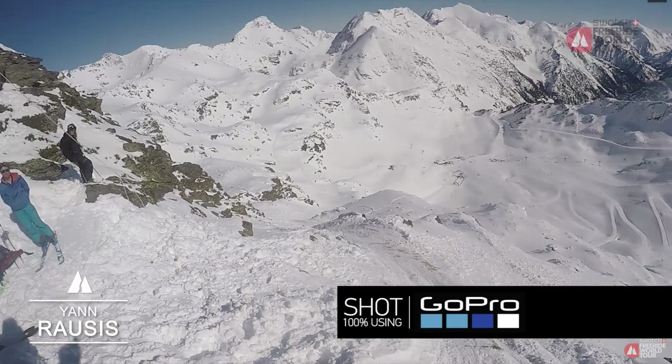 GoPro run Yann Rausis - Chamonix-Mont-Blanc staged in Vallnord-Arcalís FWT17