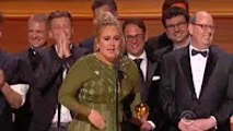 Adele Dedicates Grammy Award Album Of The Year To Beyonce