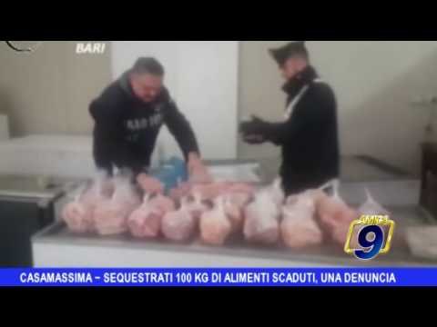 Casamassima | Sequestrati 100 kg di alimenti scaduti, una denuncia