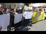 Napoli - Ospedale Loreto Mare, protesta dei sanitari (15.02.17)