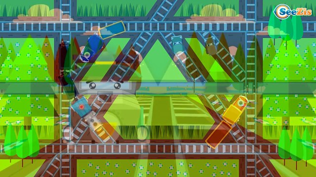 Trenes - Dibujos Animados Educativos - Caricaturas de trenes - Trenes Para Niños