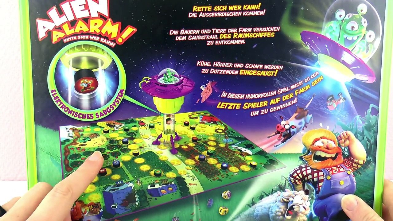 ALIEN ALARM Spiel deutsch - HILFE, ICH WERDE EINGESAUGT vom Staubsauger UFO-LL4E3S4cIq0