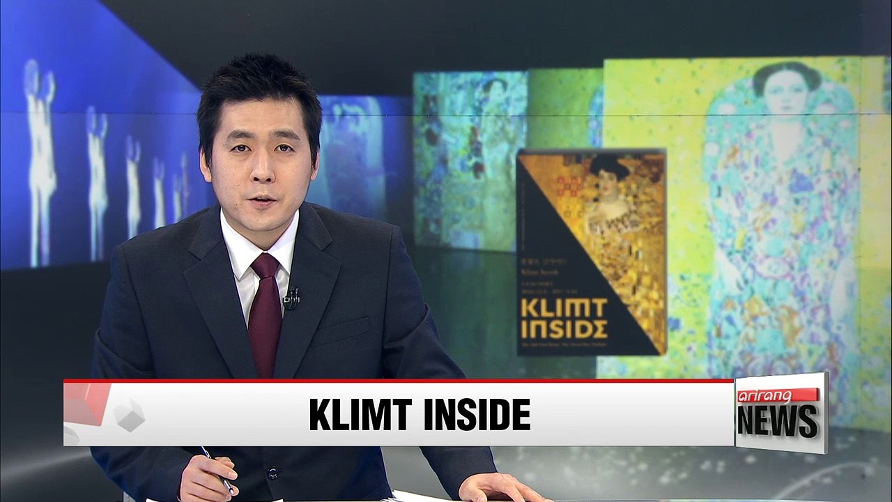 Media art exhibition presents high-tech versions of iconic Klimt artworks