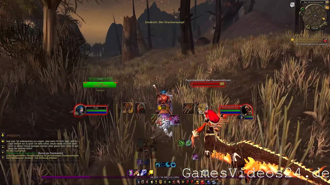 World of Warcraft Quest: Herausforderung für den schwarzen Drachenschwarm