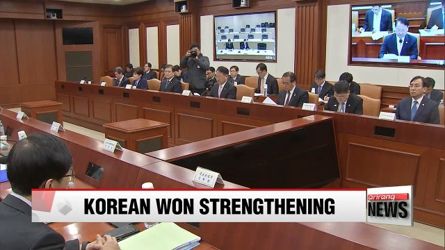 Finance Ministry to follow recent appreciation of Korean won against Japanese Yen
