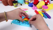 Play Doh Rainbow Ice Creams Play Dough Popsicles Helados de Colores Arco Iris Toy Videos