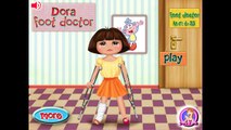 NEW dibujos animados en línea para niñas—DASHA se ROMPIÓ el BRAZO—juegos para niños