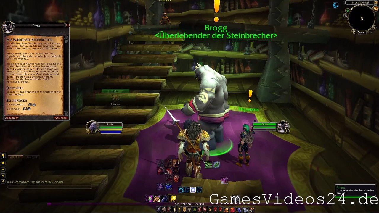 World of Warcraft Quest: Das Banner der Steinbrecher