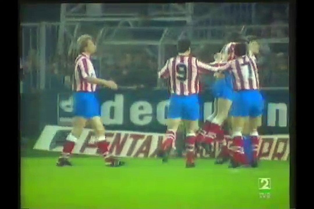 18.03.1992 - 1991-1992 UEFA Cup Winners' Cup Quarter Final 2nd Leg Club Brugge 2-1 Atletico Madrid