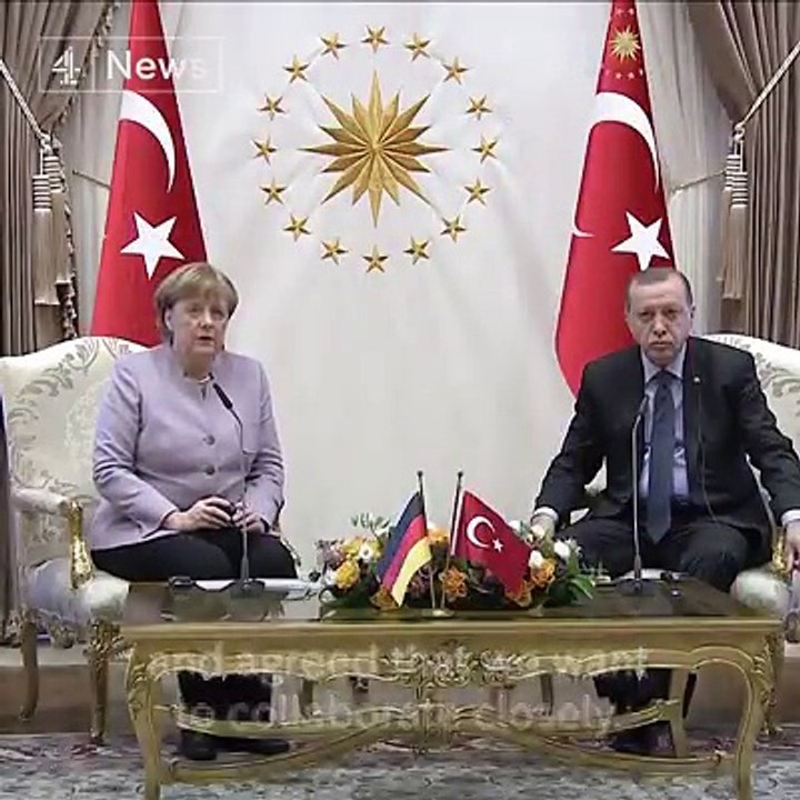 Tayyip Erdogan bowled out Angela Merkel in the art of diplomacy and leadership.