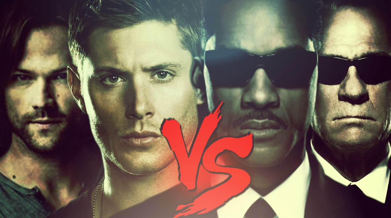 Dean e Sam Winchester(Supernatural) VS. Agente J e K(MIB) FT. BlackSagaro, Datte, HeyRap e All Place