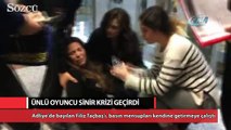 Ünlü oyuncu İstanbul Adliyesi’nde sinir krizi geçirdi