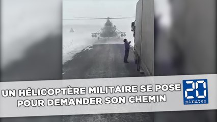 Kazakhstan: Un hélicoptère militaire se pose pour demander son chemin