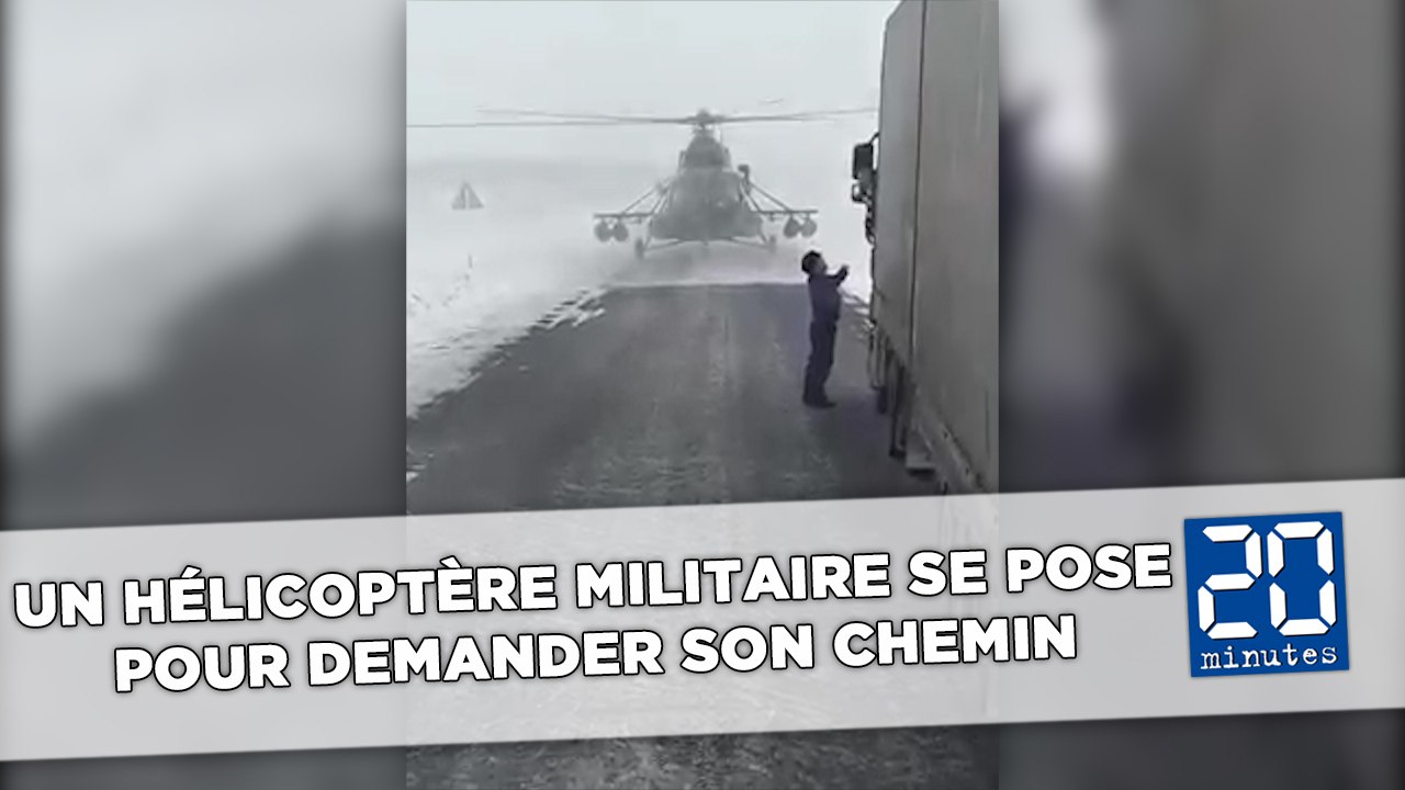 Kazakhstan: Un hélicoptère militaire se pose pour demander son chemin