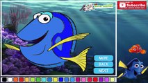 BABY DORY! Finding Dory Dress Up Dory Costume & Coloring Purse   Nemo & Bailey Surprise To