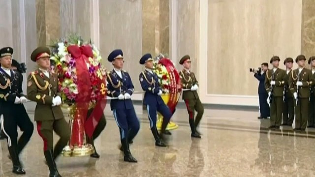 North Koreans mark anniversary of Kim Jong-il's birth