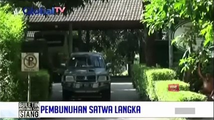 Warga Tega Bunuh Satwa Langka